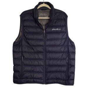 Eddie Bauer CirrusLite Puffer Vest Men's Size XL Navy Blue EUC